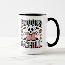 Spookachtig Schattige Ghost Reading Book