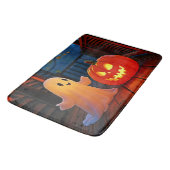 Spookachtig Schattige Halloween Glow Design Badmat (Gekanteld)