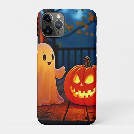 Spookachtig Schattige Halloween Glow Design Case-Mate iPhone Case (Achterkant)