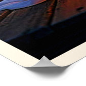 Spookachtig Schattige Halloween Glow Design Poster (Hoek)