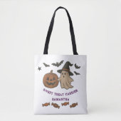 Spookachtig Schattige Halloween Tas - Ghosts, Bats (Voorkant)