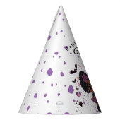 Spookachtig Schattige meisje afro-puff Verjaardag  Feesthoedjes (Links)