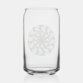 spookachtig schip blikvorm glas (Achterkant)
