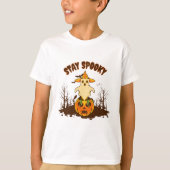 spookachtig slim Ghost T-shirt (Voorkant)