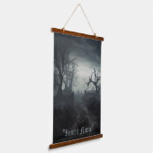 Spookachtig spoor hangend wandkleed (Gebogen)