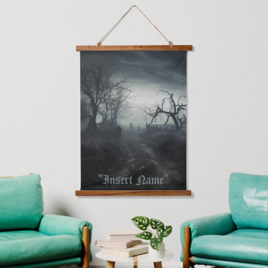 Spookachtig spoor hangend wandkleed (Woonkamer)