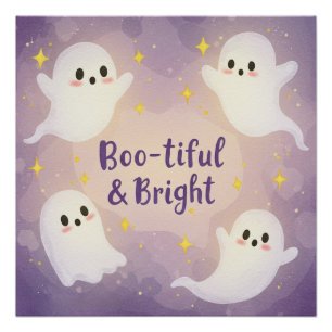 Spookachtig & sprankelend: Boo-tiful Halloween Gro Perfect Poster