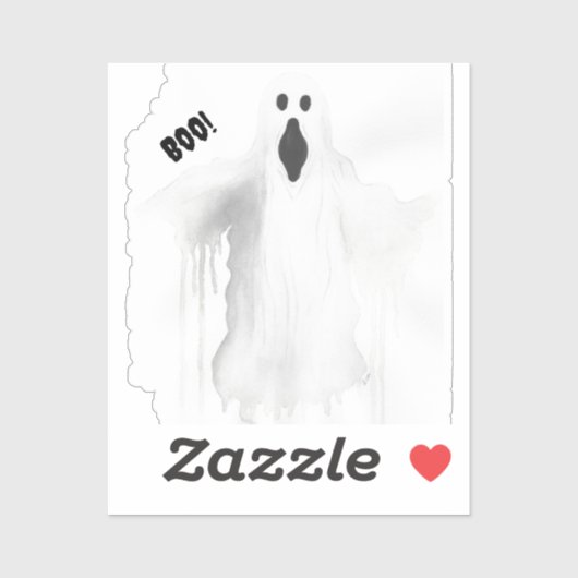 spookachtig sticker (Vel)