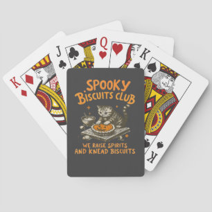 Spookachtig van de kat pokerkaarten