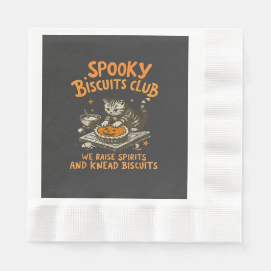 Spookachtig van de kat servet (Voorkant)