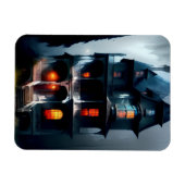 spookachtig Victoriaans landhuis Magneet (Horizontaal)