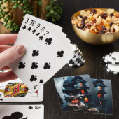 spookachtig Victoriaans landhuis Pokerkaarten (Insitu)