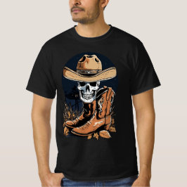 Spookachtig Wrangler: Overweldigend Western T-shirt