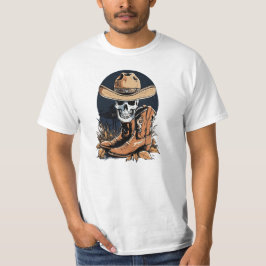 Spookachtig Wrangler: Overweldigend Western T-shirt