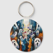 spookachtige aantrekkingskracht sleutelhanger (Achterkant)