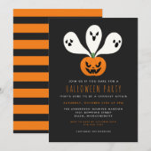 Spookachtige Affaire Halloween Party Kaart (Voorkant / Achterkant)