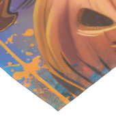 Spookachtige Australische herder Halloween heksenp Tafelkleed (Gekanteld)