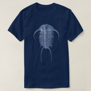 Spookachtige Blauwe Paraceraurus Trilobiet T-shirt