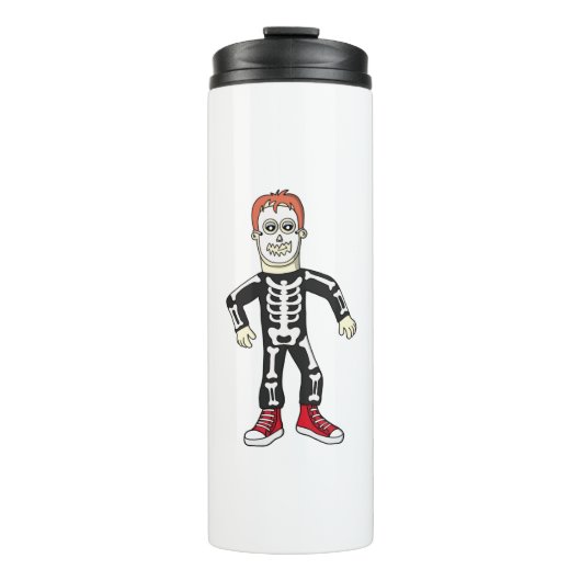 Spookachtige Botten Thermosbeker (Voorkant)