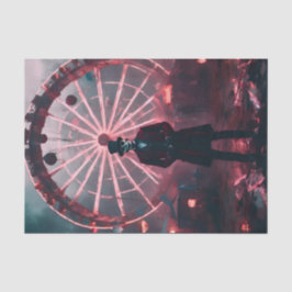 spookachtige carnavalsontkoppeling tissuepapier