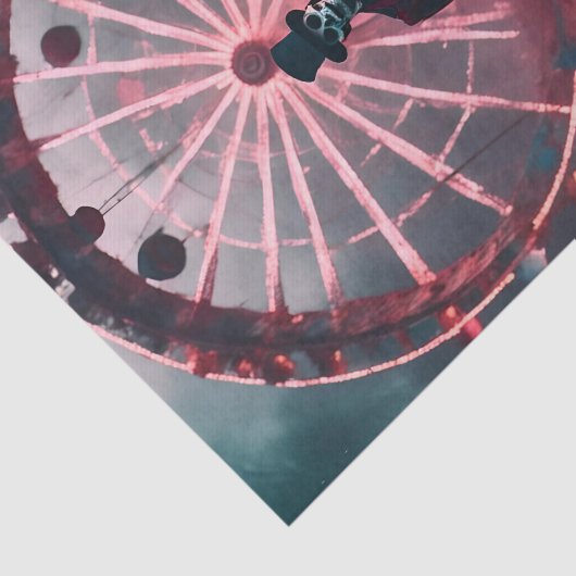 spookachtige carnavalsontkoppeling tissuepapier (Detail)