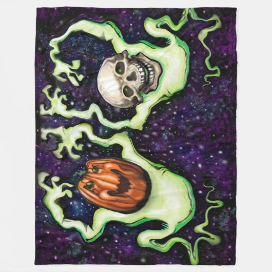 spookachtige dans fleece deken (Voorkant)