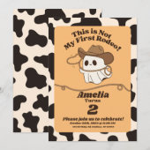 Spookachtige "Dit is niet mijn eerste rodeo" verja Kaart (Voorkant / Achterkant)