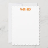 Spookachtige en schattige monsters kaart (Achterkant)