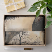 Spookachtige Fantasy Gothic Raven & Victoriaans Gi Tissuepapier (Geschenk)