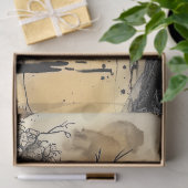 Spookachtige Fantasy Gothic Raven & Victoriaans Gi Tissuepapier (Geschenk)