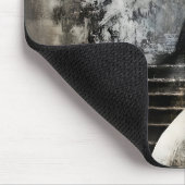 Spookachtige figuur op de trap 3 bovennatuurlijke  muismat (Hoek)