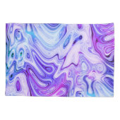 spookachtige fluistering, gemarmerd pastel : kussensloop (Achterkant-Links)