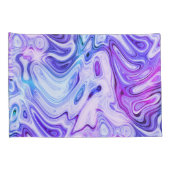 spookachtige fluistering, gemarmerd pastel : kussensloop (Achterkant-Rechts)