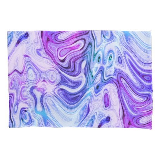 spookachtige fluistering, gemarmerd pastel : kussensloop (Voorkant-Links)