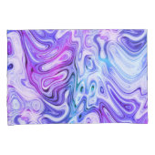 spookachtige fluistering, gemarmerd pastel : kussensloop (Voorkant-Rechts)