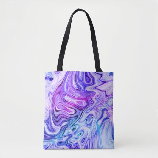 spookachtige fluistering, gemarmerd pastel : tote bag (Voorkant)