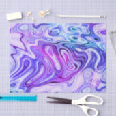 spookachtige fluistering, pastel marmering : tissuepapier (Craft)