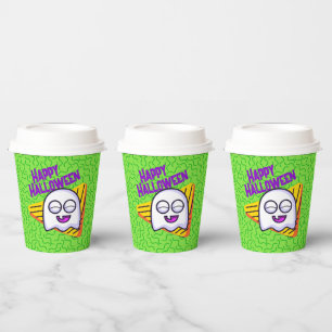 Spookachtige Geest Halloween Bekers - groen