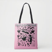 Spookachtige Geest Silhouet Kunst Tote Bag (Voorkant)