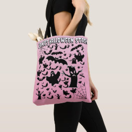 Spookachtige Geest Silhouet Kunst Tote Bag