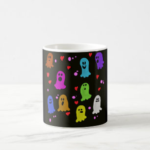 Spookachtige geesten, kleurrijke geesten koffiemok