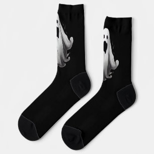 Spookachtige geesten op zwarte sokken