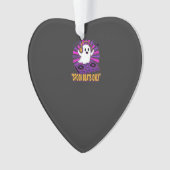 Spookachtige Ghost DJ Halloween Beats Ontwerp_1 Ornament (voorkant)