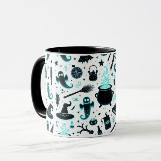 Spookachtige gloed mok (Voorkant links)