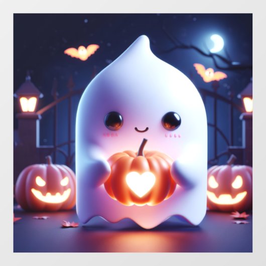 spookachtige gloed raamsticker (Vel)