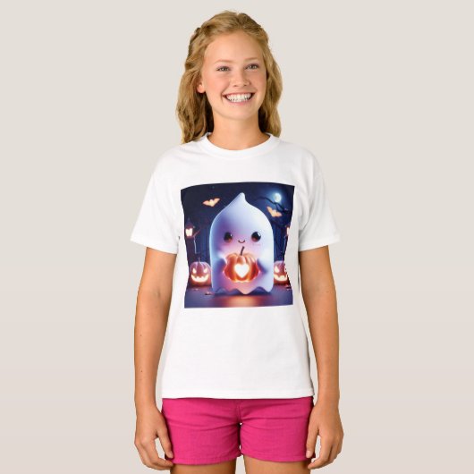 spookachtige gloed t-shirt (Voorkant volledig)