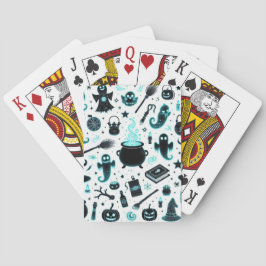 Spookachtige Gloeiingen Pokerkaarten