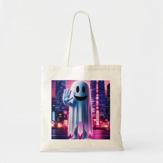 Spookachtige Golf & Urban Lights Tote Bag (Voorkant)