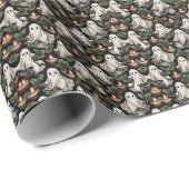 Spookachtige Gothic Kerstcadeau wrap Papier Roll G (Rol Hoek)