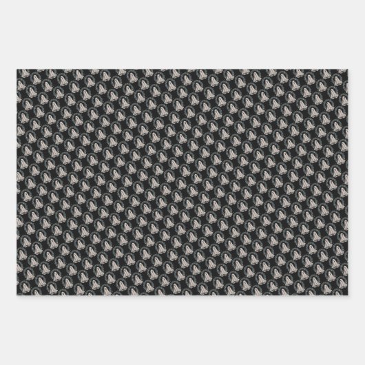 Spookachtige Gothic vakantie cadeau wrap Papier  G Inpakpapier Vel (Voorkant 3)